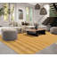 Tapis doré unique 6 pi x 8 pi 11 po Camryne