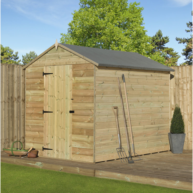 Premier Apex Shiplap Wooden Shed, 5ft. W x 5ft. D