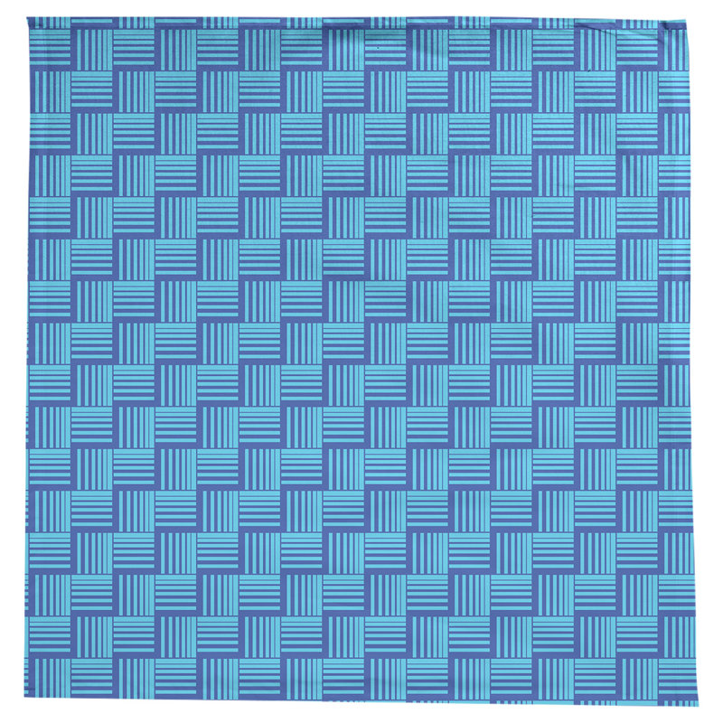 Rayures nattes classiques Nappe, Bleu / bleu sarcelle