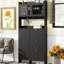 Armoire à chaussures moderniste avec espace de rangement ouvert