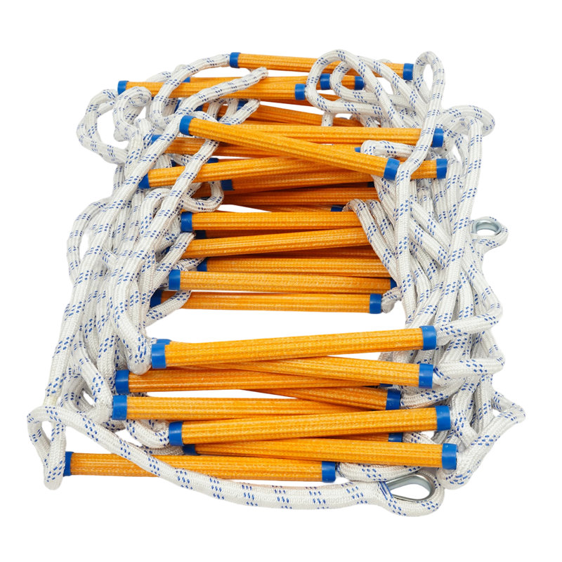 Échelle de corde antidérapante, échelle de secours avec crochets, échelle de corde de sécurité