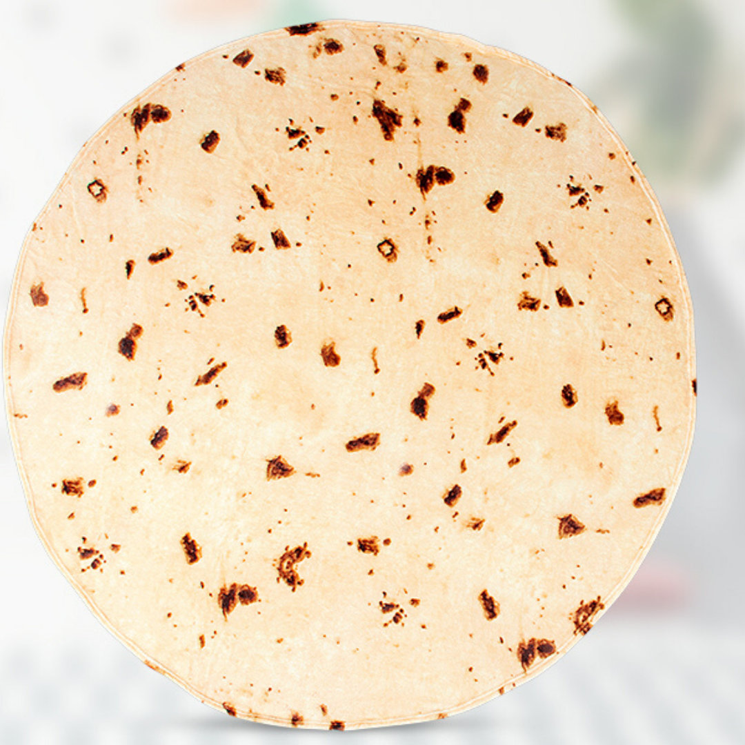 Zulay Kitchen Tortilla Blanket Double Sided Polyester for Adult and Kids Machine Washable Zulay Kitchen 