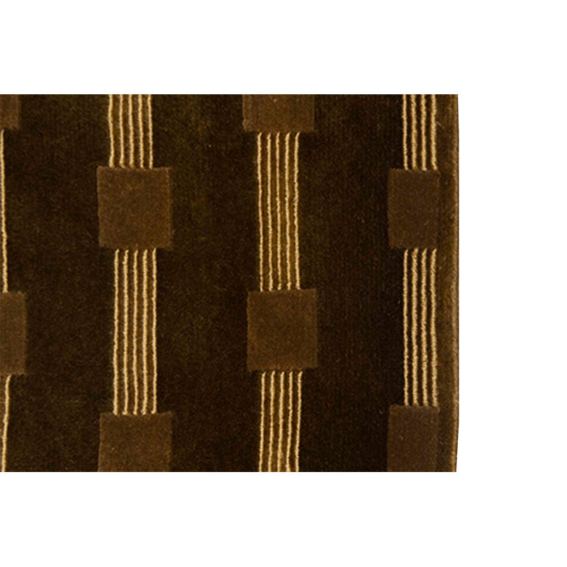 Hand-Knotted High-Quality Taupe Area Rug