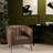 Samouri Modern Channel Tufted Barrel Accent Chair-516721810