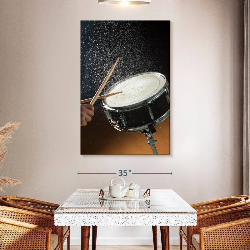 Abarca Snare Drum Water Splash, 12" H x 8" W