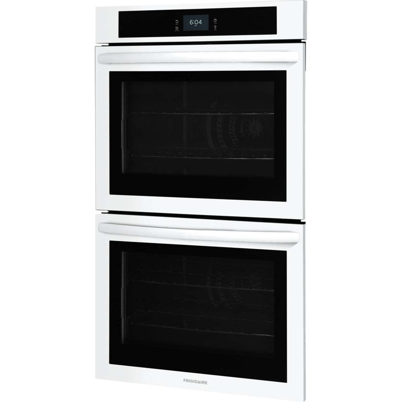 Frigidaire 30" 10.6 cu. ft Self-Cleaning Convection Electric Double Wall Oven, White