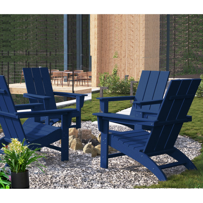 Barbour Outdoor Adirondack Chair, Navy