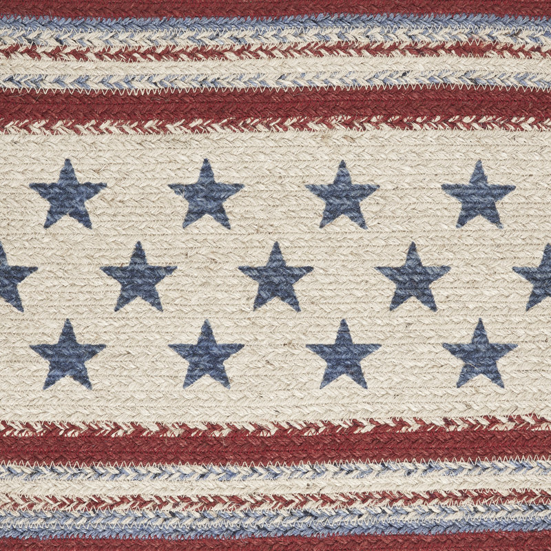 Celebration Jute Oval Table Runner, 48" L x 13" W