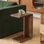 Solid Wood Pedestal End Table-1094046659