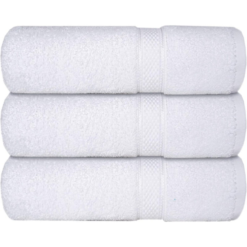Nayelly Turkish Cotton Bath Towel, White