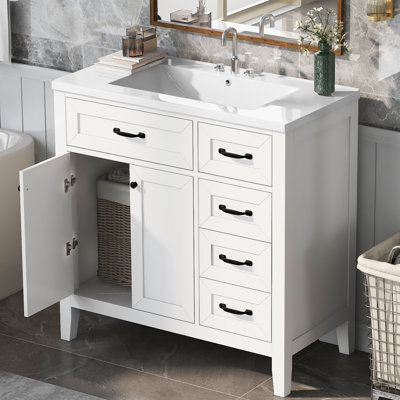 Ensemble de meuble-lavabo moderne 36 po avec évier Umiara