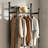 Ash Wood Freestanding Entryway Coat Rack-1301943816