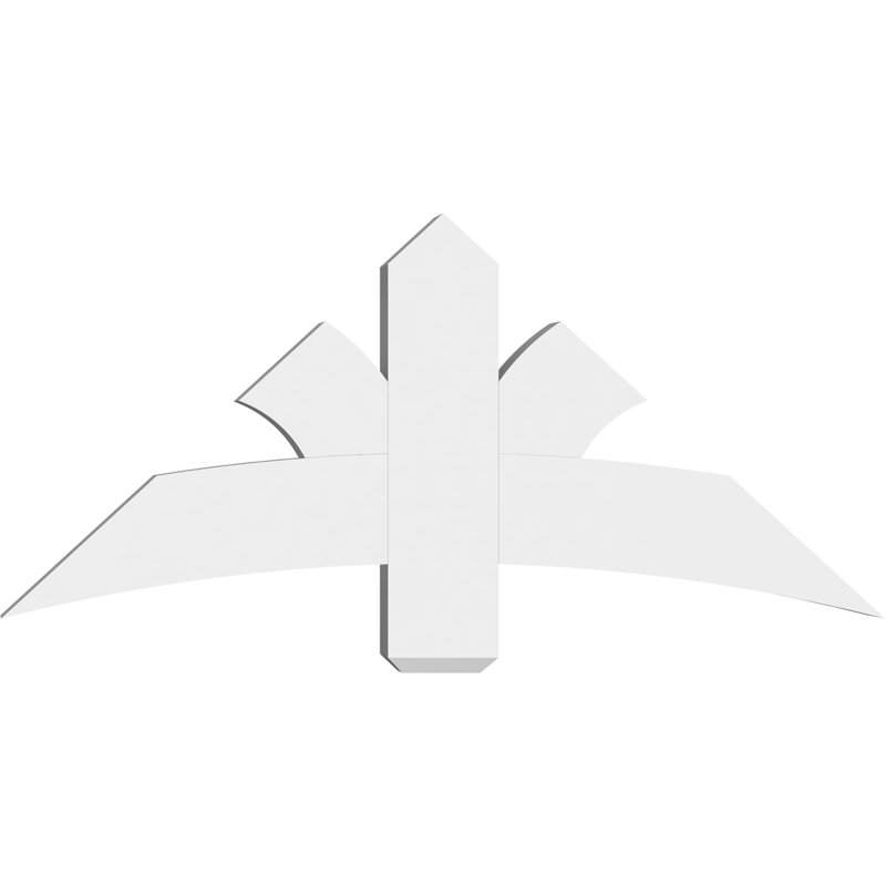 Support pour pignon Davenport, H 22 po x l 48 po (pas: 11/12), P 4 po x F 6 po, PVC