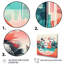 «Orange Green Tropical Drinks In Paradise», reproduction d'art sur toile-88535069-88535075