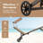 Patio Heavy-Duty Adjustable Chaise Lounge Chair With Canopy Cup Holder And Wheels