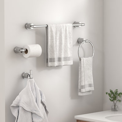 4 - Piece Bathroom Hardware Set