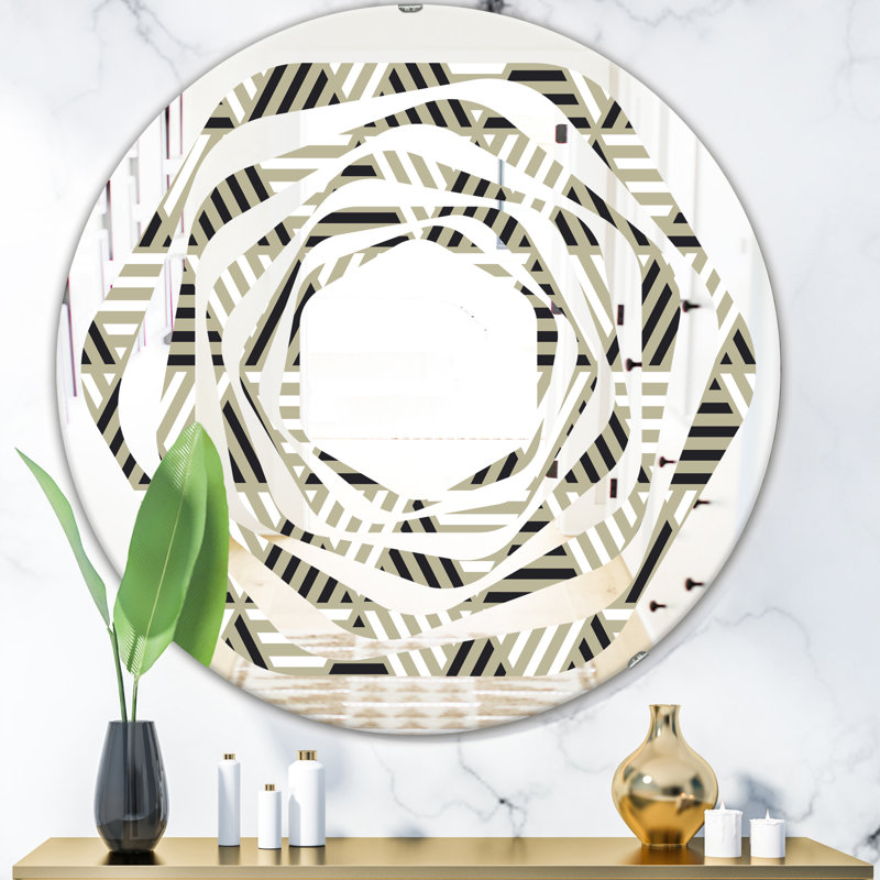 Miroir mural Triangle, H 31,5 po x l po