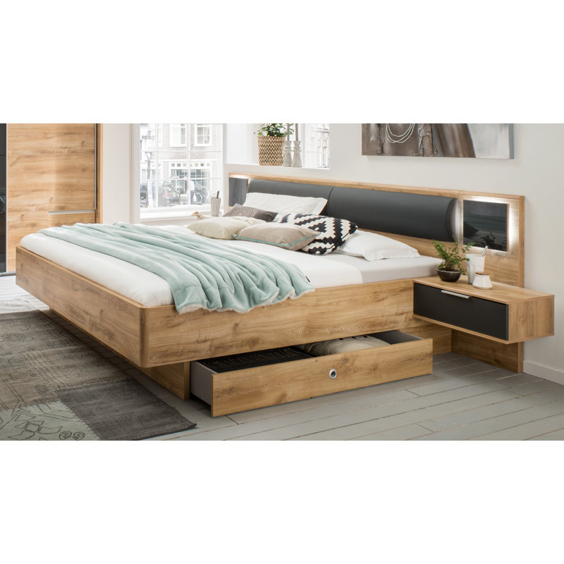 Berngar Underbed Storage Drawers, Plank Oak