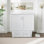 Lit escamotable en bois massif avec station de charge et matelas Kindig