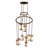 Alya 9 - Light Dimmable Cylinder Chandelier