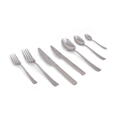 84-Piece Stainless Steel Cutlery Set, Silver | 100% Cold Pressed | Includes 12 Table Spoons, 12 Table Forks, 12 Table Knives, 12 Dessert Spoons, 12 Dessert Forks, 12 Dessert Knives, 12 Tea Spoons | Dishwasher & Microwave Safe, Durable & Elegant Design