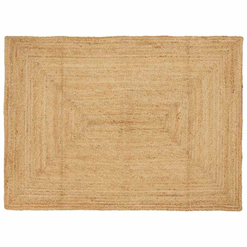 Linen Hand Hooked Area Rug, Rectangle 140 x 200 cm