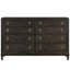 Fenwick 69" Wide Dark Finish 8-Drawer Dresser