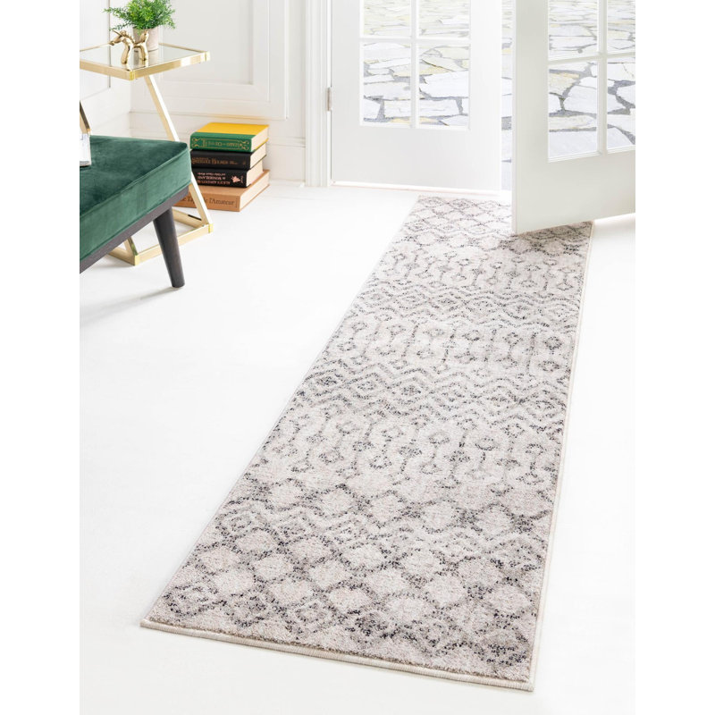 Barnkine Geometric Indoor Rug, Runner 2' x 8'
