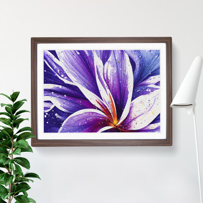 Colourful Iris Flower Vol.2 Abstract 1 Piece Single Picture Frame Painting