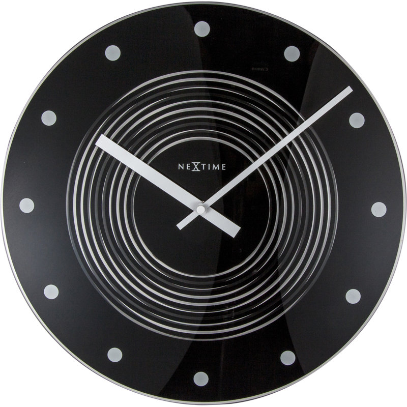 Keenan Glass Wall Clock