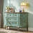 Retro Simple Semicircle Painted Sideboard