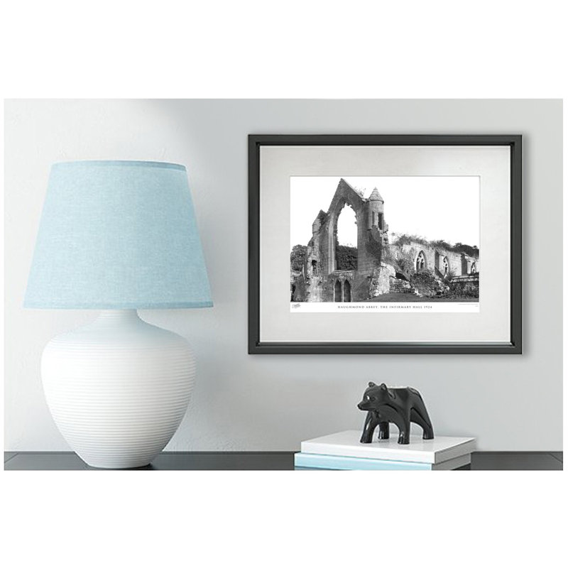 Haughmond Abbey, The Infirmary Hall 1924 by Francis Frith - Single Picture Frame Print, 60cm H x 80cm W x 2.3cm D