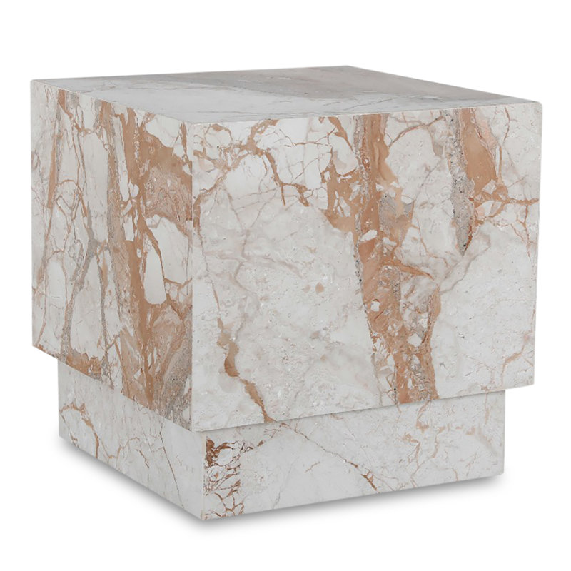 Layla Side Table Breccia Marble