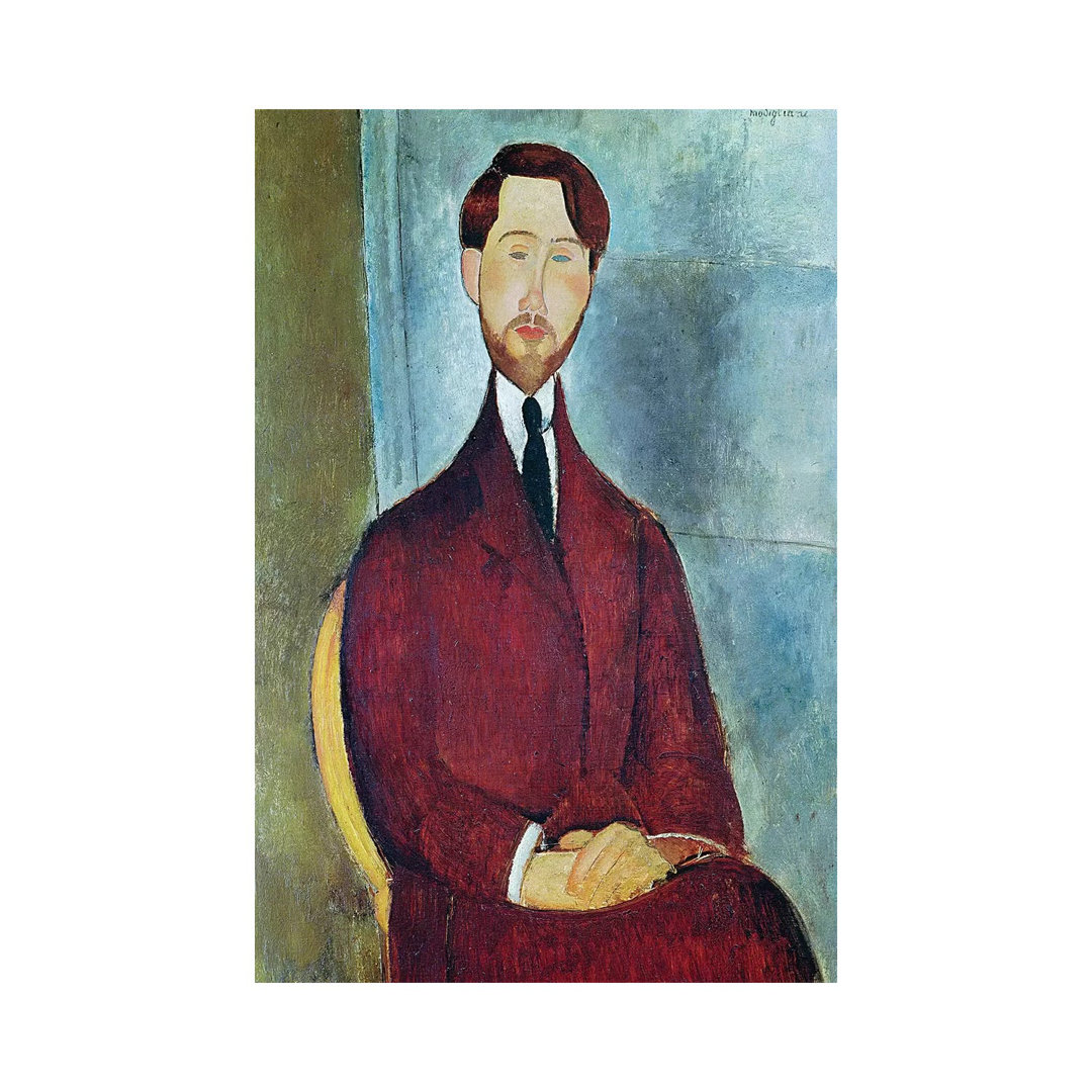 Leopold Zborowski, 1917 by Amedeo Modigliani - Wrapped Canvas Painting