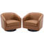72Cm Wide Swivel Barrel Chair-1614842815