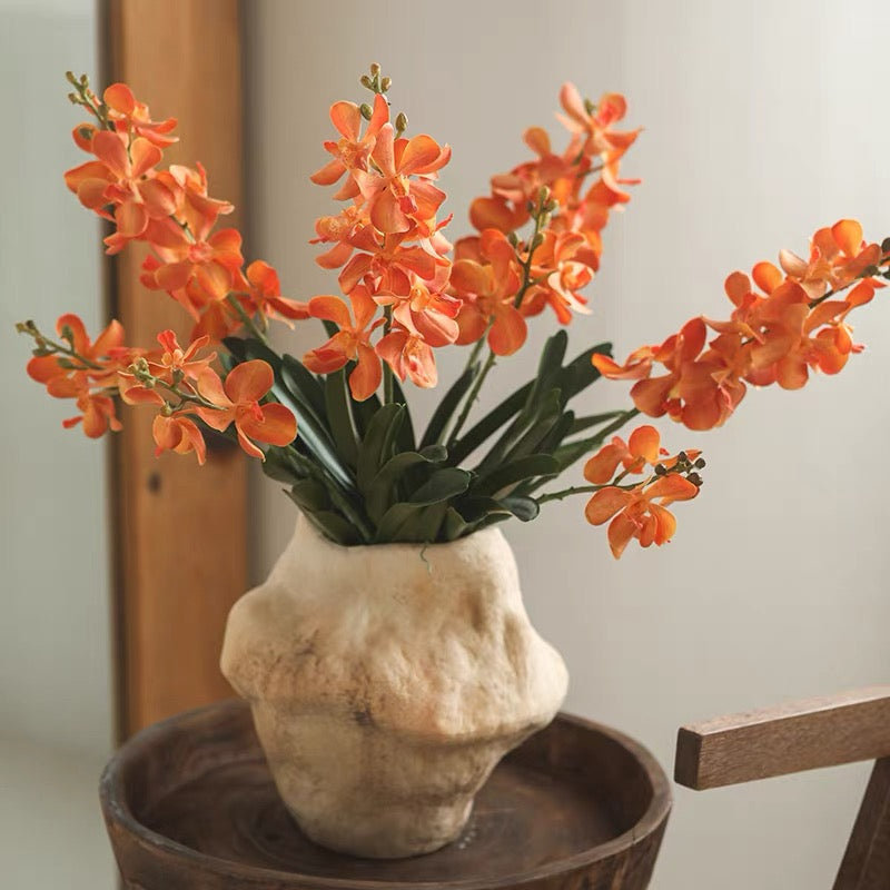 Vanda Orchid Floral Stems, Orange