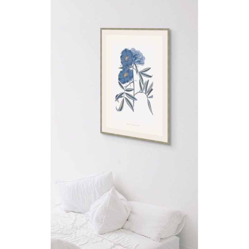 Bouquet Blue 2 Print by Studio L57 Nouvelle, 35.75" H x 25.75" W