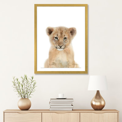 Bébé lionceau - reproduction d'art