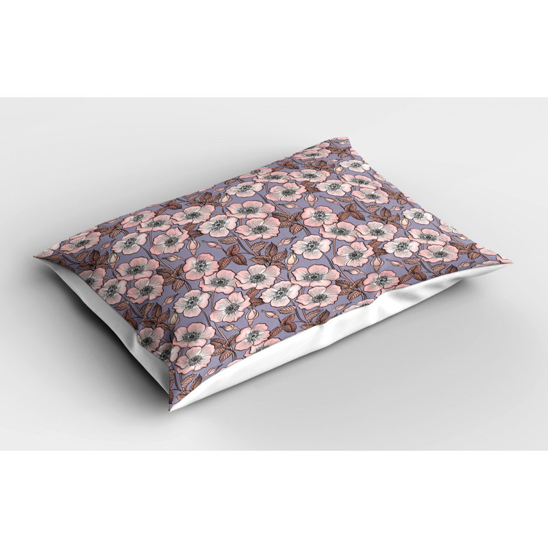 Mauve Polyester Sham Set, Twin