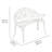 Shatley Metal Rose Garden Bench-889896339