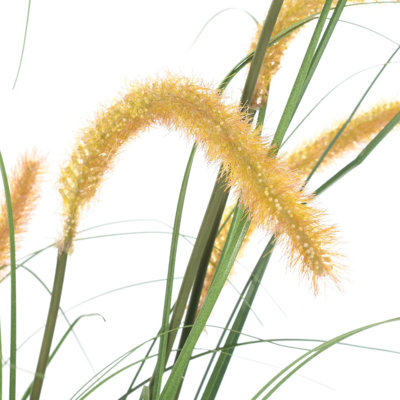 Faux Cattail Plant in Pot