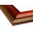 Bethea Brown Wood Beveled Picture Frame with Mat
