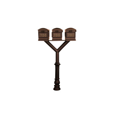 Penfield 51.4'' H Ornate Multi-Mount Post