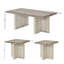 Ensemble de 3 tables basses, tables basses et 2 tables de bout Breunig-1843192576