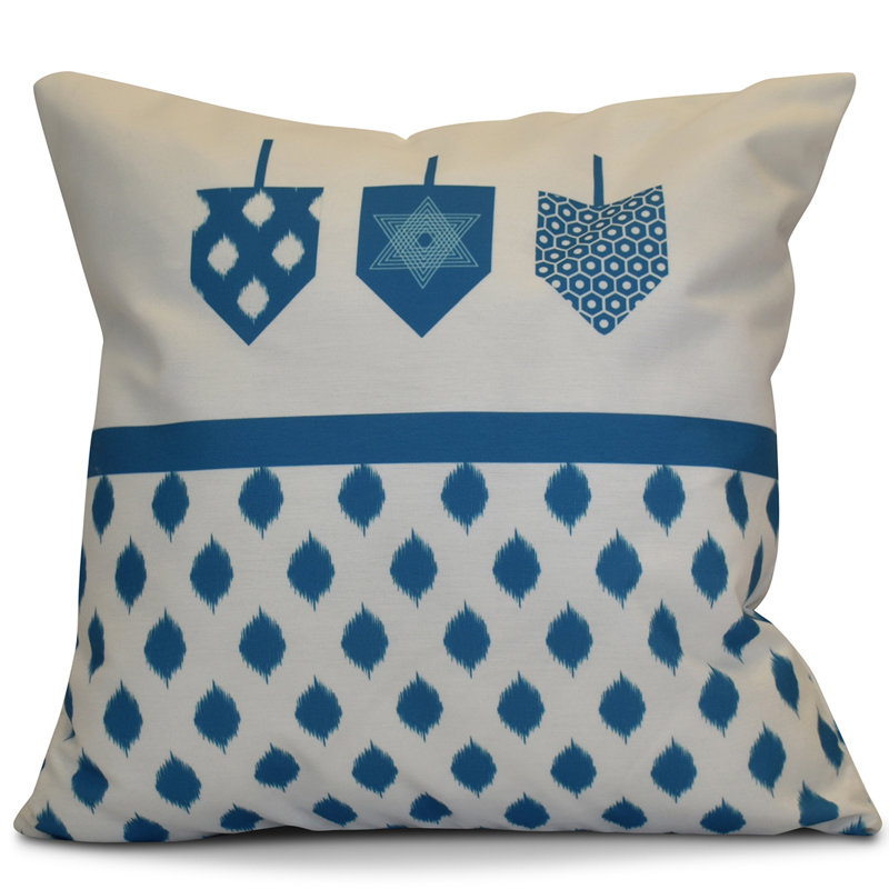 Coussin décoratif carré & insert, H 16 po x l 16 po x P 2 po, Bleu sarcelle