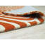 Tapis orange en laine touffeté à la main Marla-24108051