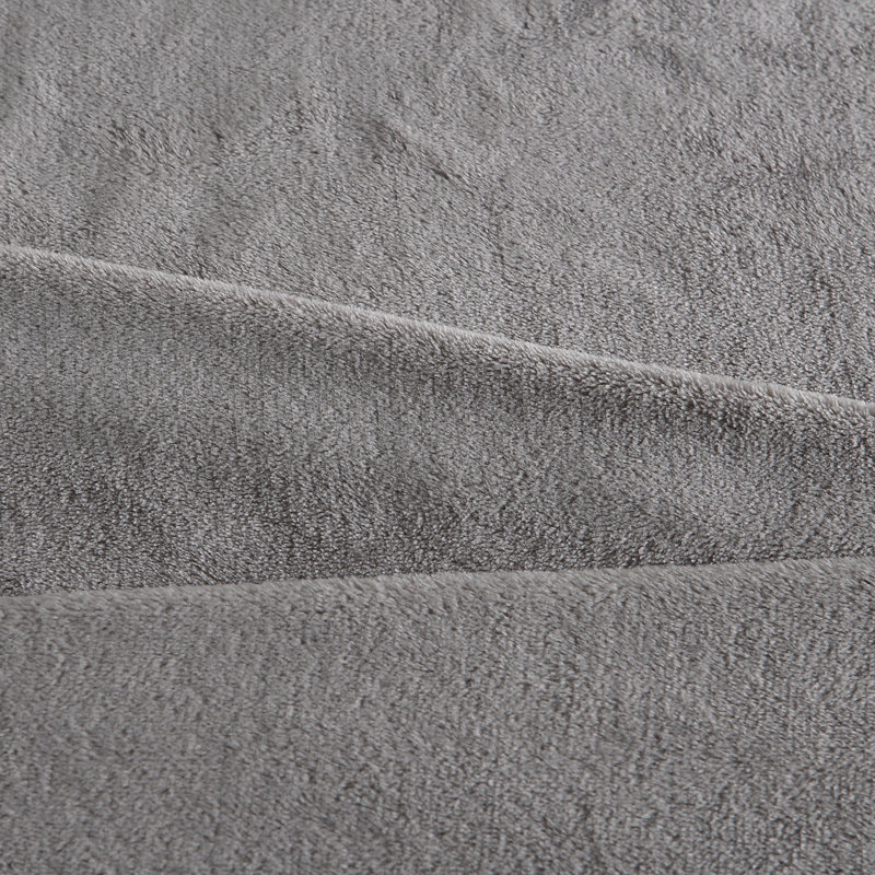 Couverture en molleton ultra doux Kenneth Cole, Gris, Lit simple