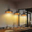 Luminaire suspendu en bronze huilé Ricciardi