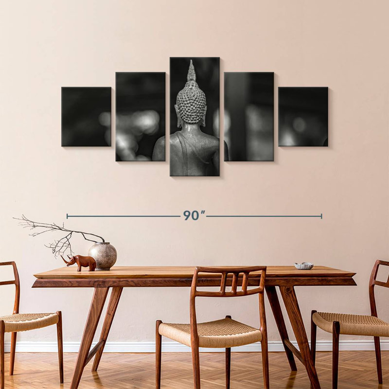 'Buddha Back, 42" H x 92" W