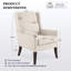 Fauteuil d'appoint rembourré en polyester (ensemble de 2)-893062861
